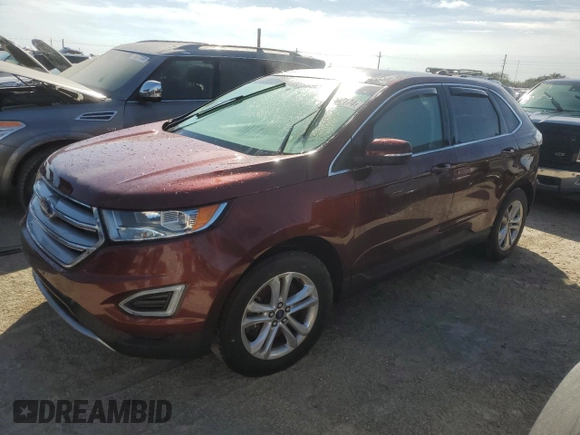 2015 Ford Edge SEL with VIN 2FMTK4J93FBB89807, listed as a Copart auction lot 75102174 with 0 mi miles and Non Repairable. Bid and sale history available at carsss.com. Image 1.