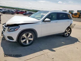 2019 Mercedes-Benz GLC 300 with VIN WDC0G4JB4KF505584, listed as a Copart auction lot 59045345 with 58,336 mi miles and Salvage title. Bid and sale history available at DreamBid. Image 1.
