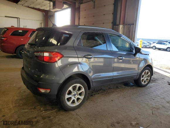 2019 Ford EcoSport SE with VIN MAJ3S2GE5KC250555, listed as a Copart auction lot 49230925 with 21,243 mi miles and Salvage Title. Bid and sale history available at carsss.com. Image 3.