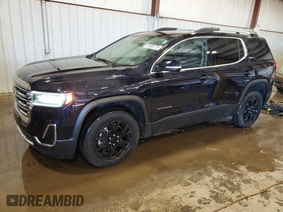 2021 GMC Acadia SLE z VIN 1GKKNKLS6MZ212815, wystawiony jako Copart lot #41838775 z przebiegiem 21 821 mil mil oraz Szkoda całkowita • Salvage title. Historia ofert i sprzedaży dostępna na DreamBid. Obrazek 1.
