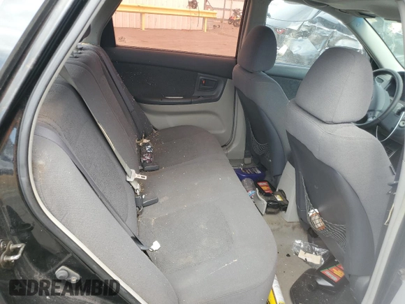 2005 Kia Spectra with VIN KNAFE162655074198, listed as a Copart auction lot 71015104 with 200,819 mi miles and Salvage Title. Bid and sale history available at DreamBid. Image 10.