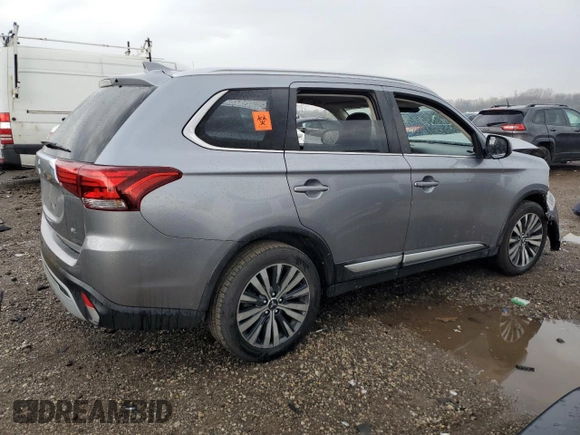 2020 Mitsubishi Outlander SE with VIN JA4AD3A30LZ032735, listed as a Copart auction lot 54156225 with 90,699 mi miles and Salvage title. Bid and sale history available at DreamBid. Image 3.