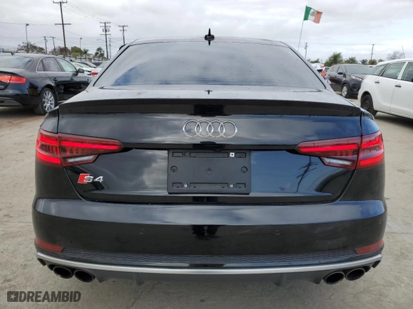 2018 Audi S4 Prestige with VIN WAUC4AF46JA132240, listed as a Copart auction lot 41404293 with 43,765 mi miles. Bid and sale history available at carsss.com. Image 6.