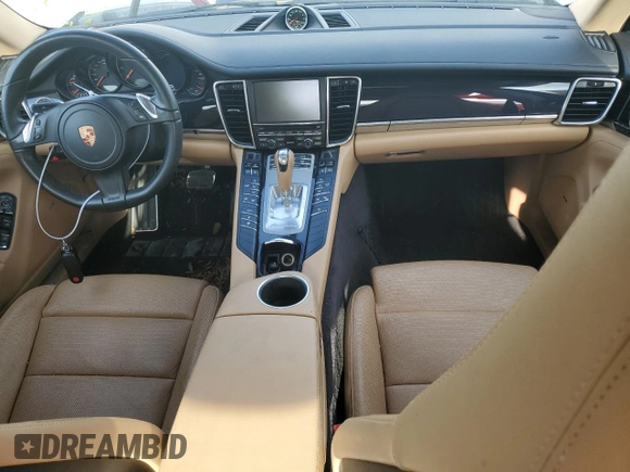 2015 Porsche Panamera 4 with VIN WP0AA2A74FL005704, listed as a Copart auction lot 52975975 with 72,167 mi miles and Salvage Title. Bid and sale history available at DreamBid. Image 8.