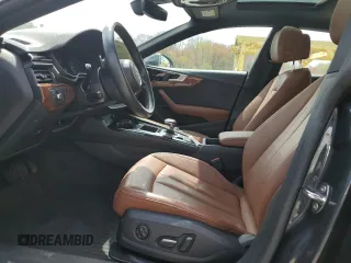 2022 Audi A5 Sportback Premium with VIN WAUABCF58NA027979, listed as a Copart auction lot 53130385 with 37,831 mi miles and Salvage Title. Bid and sale history available at carsss.com. Image 7.