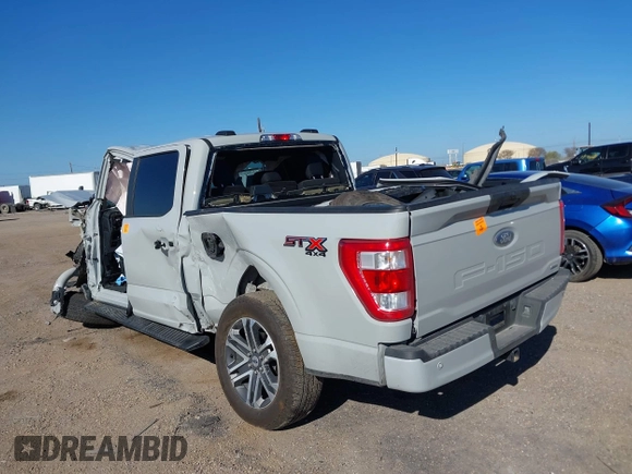 2023 Ford F-150 XL with VIN 1FTEW1EP4PKG20655, listed as a IAAI auction lot 41203890 with 1 mi miles. Bid and sale history available at carsss.com. Image 13.