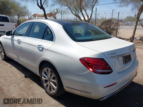 2019 Mercedes-Benz E-Class E 300 with VIN WDDZF4JBXKA597397, listed as a IAAI auction lot 41724672 with 99,258 mi miles. Bid and sale history available at carsss.com. Image 3.