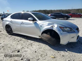 2014 Lexus GS 350 with VIN JTHCE1BL2E5020268, listed as a Copart auction lot 50106935 with 120,536 mi miles and Salvage Title. Bid and sale history available at carsss.com. Image 4.