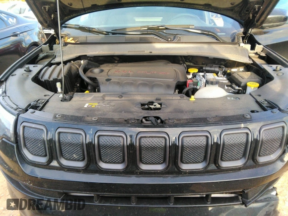 2022 Jeep Compass High Altitude with VIN 3C4NJDCB8NT121845, listed as a IAAI auction lot 41145281 with 22,848 mi miles and . Bid and sale history available at carsss.com. Image 10.