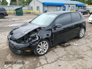 2011 Volkswagen Golf TDI with VIN WVWMM7AJXBW330749, listed as a Copart auction lot 58367165 with 139,861 mi miles and Salvage title. Bid and sale history available at DreamBid. Image 1.