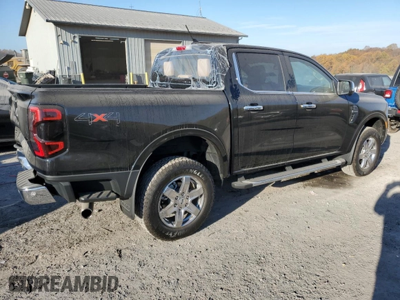 2024 Ford Ranger LARIAT with VIN 1FTER4KH0RLE09200, listed as a Copart auction lot 77574614 with 8,013 mi miles and Salvage Title. Bid and sale history available at carsss.com. Image 3.