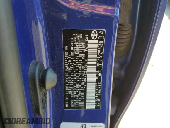 2016 Toyota Corolla L z VIN 5YFBURHEXGP396486, wystawiony jako Copart lot #57713295 z przebiegiem Nie podano mil oraz Szkoda całkowita • Salvage title. Historia ofert i sprzedaży dostępna na DreamBid. Obrazek 12.