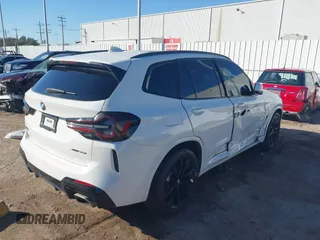 2022 BMW X3 sDrive30i with VIN 5UX43DP02N9K59337, listed as a IAAI auction lot 41411179 with 24,541 mi miles and . Bid and sale history available at DreamBid. Image 4.
