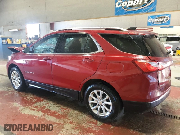 2019 Chevrolet Equinox LT z VIN 2GNAXUEV8K6135417, wystawiony jako Copart lot #54163135 z przebiegiem 60 246 mil mil oraz Szkoda całkowita • Salvage title. Historia ofert i sprzedaży dostępna na DreamBid. Obrazek 2.