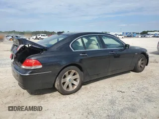 2008 BMW 7 Series 750i with VIN WBAHL83548DT11870, listed as a Copart auction lot 73282444 with Not Provided miles and Salvage Title. Bid and sale history available at carsss.com. Image 3.