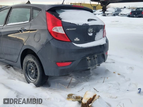 2013 Hyundai Accent GS with VIN KMHCT5AE0DU084553, listed as a Copart auction lot 79664364 with 0 mi miles and Non Repairable. Bid and sale history available at carsss.com. Image 2.