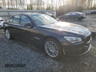 2014 BMW 7 Series 750i xDrive with VIN WBAYB6C5XED225112, listed as a Copart auction lot 76395514 with 115,874 mi miles and Clean Title. Bid and sale history available at carsss.com. Image 4.