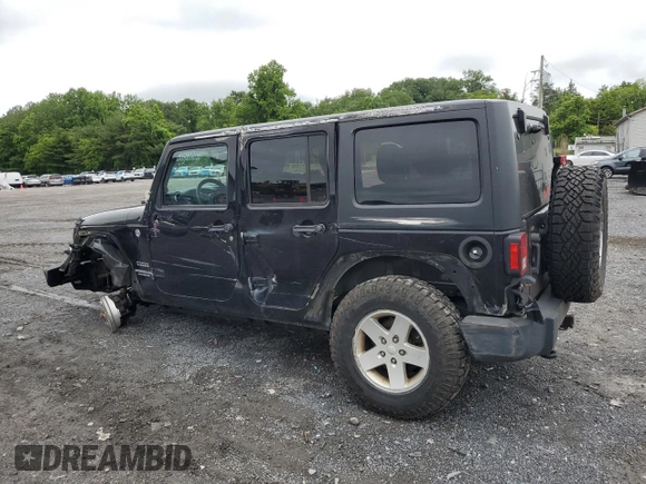 2012 Jeep Wrangler Unlimited Sport z VIN 1C4BJWDG9CL102626, wystawiony jako Copart lot #58421455 z przebiegiem 128 421 mil mil oraz Szkoda całkowita • Salvage title. Historia ofert i sprzedaży dostępna na DreamBid. Obrazek 2.