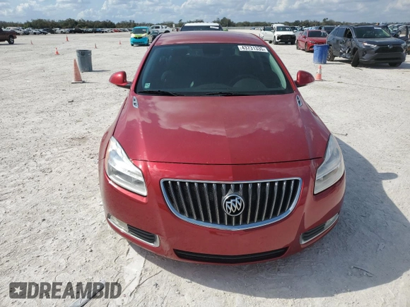 2013 Buick Regal with VIN 2G4GR5ER2D9164219, listed as a Copart auction lot 43731335 with 85,444 mi miles and Salvage Title. Bid and sale history available at carsss.com. Image 5.