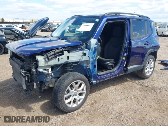 2017 Jeep Renegade Latitude with VIN ZACCJBBB8HPG59308, listed as a IAAI auction lot 42058141 with 175,912 mi miles and . Bid and sale history available at DreamBid. Image 2.
