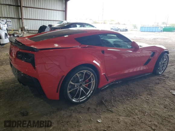 2017 Chevrolet Corvette Grand Sport 2LT with VIN 1G1YY2D73H5120445, listed as a Copart auction lot 83466354 with 24,251 mi miles and Salvage Title. Bid and sale history available at carsss.com. Image 3.