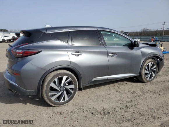 2023 Nissan Murano SL with VIN 5N1AZ2CS5PC118035, listed as a Copart auction lot 48243235 with 20,447 mi miles and Salvage Title. Bid and sale history available at carsss.com. Image 3.