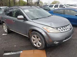 2006 Nissan Murano SL with VIN JN8AZ08TX6W409710, listed as a IAAI auction lot 41899720 with 182,303 mi miles and . Bid and sale history available at DreamBid. Image 1.