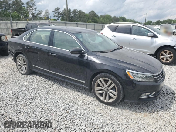 2017 Volkswagen Passat SE with VIN 1VWGT7A36HC058127, listed as a Copart auction lot 54736095 with 93,102 mi miles and Salvage title. Bid and sale history available at DreamBid. Image 4.