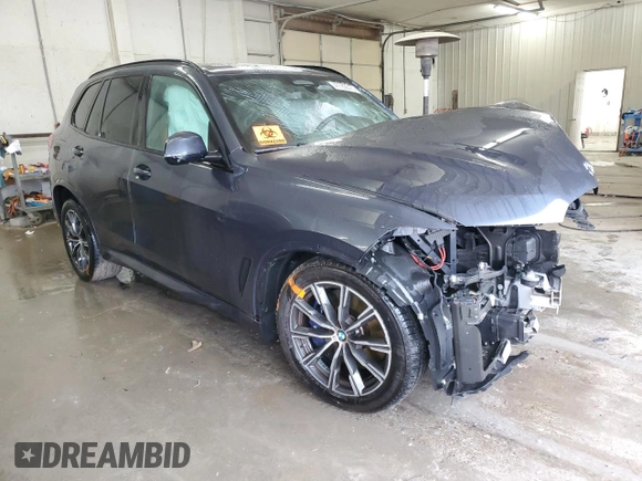 2021 BMW X5 xDrive45e with VIN 5UXTA6C07M9F68838, listed as a Copart auction lot 47763515 with 0 mi miles and Salvage Title. Bid and sale history available at carsss.com. Image 4.