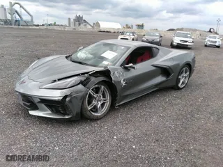 2023 Chevrolet Corvette 1LT with VIN 1G1YA2D43P5121118, listed as a IAAI auction lot 37187230 with 2,094 mi miles. Bid and sale history available at carsss.com. Image 2.