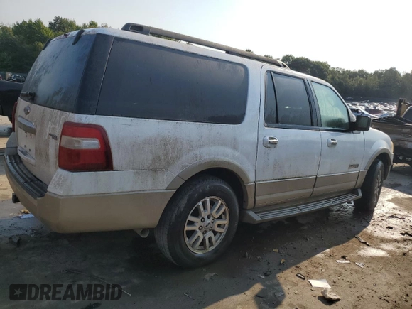 2007 Ford Expedition Max Eddie Bauer with VIN 1FMFK18577LA79018, listed as a Copart auction lot 69244794 with Not Provided miles and Salvage Title. Bid and sale history available at DreamBid. Image 3.