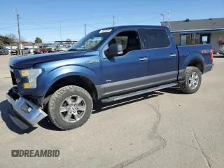 2015 Ford F-150 XLT with VIN 1FTEW1EG7FKE86979, listed as a Copart auction lot 48394035 with 118,642 mi miles and Salvage Title. Bid and sale history available at carsss.com. Image 1.