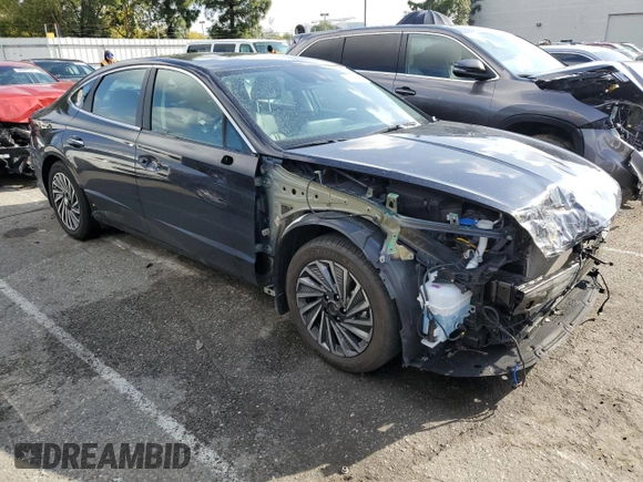 2022 Hyundai Sonata Hybrid Limited with VIN KMHL54JJ8NA038750, listed as a Copart auction lot 46151403 with 9,401 mi miles. Bid and sale history available at carsss.com. Image 4.