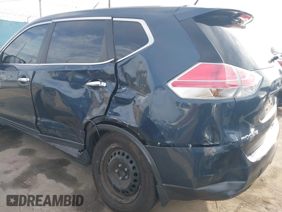 2015 Nissan Rogue SV with VIN KNMAT2MT8FP579542, listed as a IAAI auction lot 41909706 with 92,915 mi miles and . Bid and sale history available at carsss.com. Image 6.