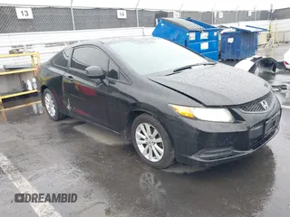 2012 Honda Civic Cpe EX-L with VIN 2HGFG3B02CH508296, listed as a IAAI auction lot 41739919 with 147,677 mi miles. Bid and sale history available at carsss.com. Image 1.
