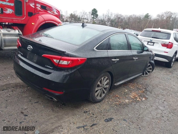 2016 Hyundai Sonata 2.4L Sport with VIN 5NPE34AF7GH324356, listed as a IAAI auction lot 40931068 with 90,630 mi miles. Bid and sale history available at carsss.com. Image 4.