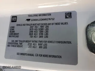 2022 Chevrolet Tahoe Commercial with VIN 1GNSKLED6NR276712, listed as a Copart auction lot 69554924 with 0 mi miles and Salvage Title. Bid and sale history available at carsss.com. Image 14.