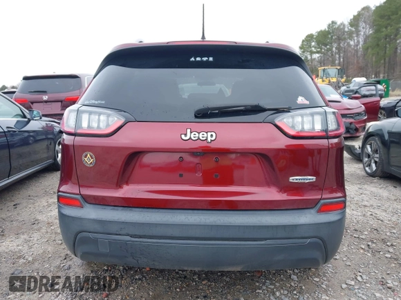 2019 Jeep Cherokee Latitude Plus with VIN 1C4PJLLBXKD278488, listed as a IAAI auction lot 41750218 with 83,203 mi miles. Bid and sale history available at carsss.com. Image 17.