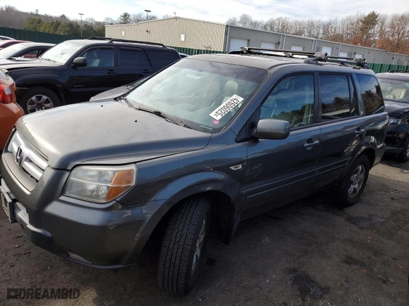 2007 Honda Pilot EX-L with VIN 2HKYF18797H525452, listed as a Copart auction lot 42606025 with 228,581 mi miles and Clean Title. Bid and sale history available at carsss.com. Image 1.