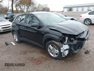 2021 Hyundai Kona SE with VIN KM8K1CAA3MU663328, listed as a IAAI auction lot 40859258 with 80,566 mi miles and . Bid and sale history available at carsss.com. Image 1.