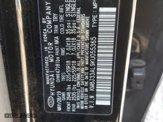 2019 Hyundai Tucson Night with VIN KM8J33AL9KU055365, listed as a Copart auction lot 89280005 with 65,002 mi miles and Salvage Title. Bid and sale history available at carsss.com. Image 13.
