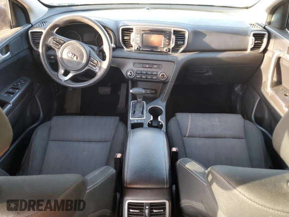 2017 Kia Sportage LX with VIN KNDPM3AC2H7165760, listed as a Copart auction lot 48180215 with 80,238 mi miles and Salvage Title. Bid and sale history available at carsss.com. Image 8.