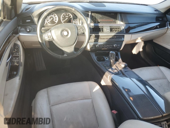 2014 BMW 5 Series 535i xDrive with VIN WBA5B3C55ED293030, listed as a Copart auction lot 80950224 with 163,016 mi miles and Salvage Title. Bid and sale history available at carsss.com. Image 8.