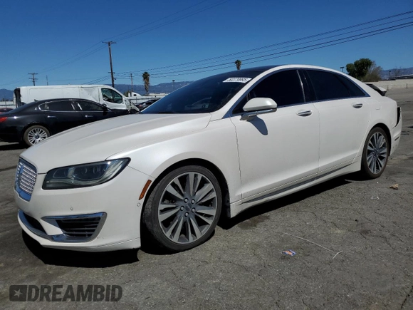 2017 Lincoln MKZ Reserve with VIN 3LN6L5FC1HR612909, listed as a Copart auction lot 50379995 with 109,242 mi miles and Salvage title. Bid and sale history available at DreamBid. Image 1.