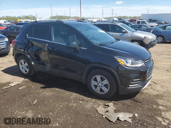 2020 Chevrolet Trax LT with VIN 3GNCJLSB3LL230978, listed as a Copart auction lot 52682414 with 24,483 mi miles and Salvage Title. Bid and sale history available at carsss.com. Image 4.