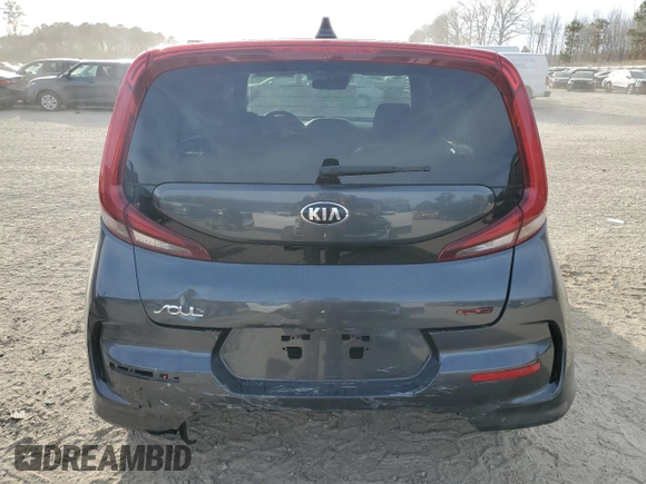 2021 Kia Soul GT-Line with VIN KNDJ63AUXM7788708, listed as a Copart auction lot 49803175 with 47,564 mi miles and Salvage Title. Bid and sale history available at DreamBid. Image 6.