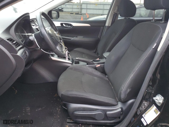 2019 Nissan Sentra S with VIN 3N1AB7AP6KY323922, listed as a Copart auction lot 50417875 with 46,788 mi miles and Salvage Title. Bid and sale history available at carsss.com. Image 7.