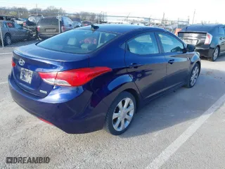 2012 Hyundai Elantra Limited with VIN 5NPDH4AE7CH094753, listed as a IAAI auction lot 41823193 with 177,753 mi miles. Bid and sale history available at carsss.com. Image 4.