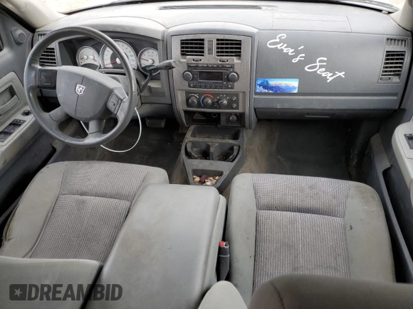 2007 Dodge Dakota SLT with VIN 1D7HW48K27S147617, listed as a Copart auction lot 74064254 with 150,069 mi miles and Clean Title. Bid and sale history available at carsss.com. Image 8.
