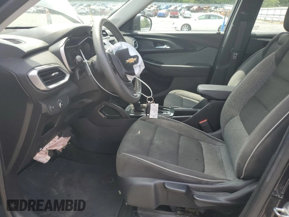 2021 Chevrolet TrailBlazer LS with VIN KL79MNSL6MB109845, listed as a Copart auction lot 61617344 with 58,750 mi miles and Salvage Title. Bid and sale history available at DreamBid. Image 7.